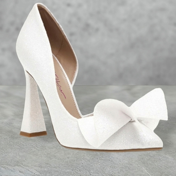 Betsey Johnson Nobble Sparkle Glitter Pumps Womens Size 7 - Picture 4 of 14